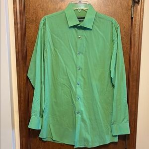 Van Heusen Studio Men's Green Dress Shirt